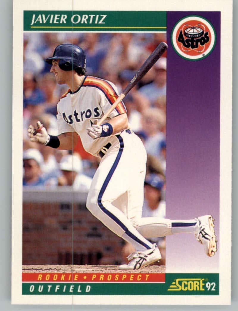 Amazon.com: 1992 Score #403 Javier Ortiz Houston Astros Baseball